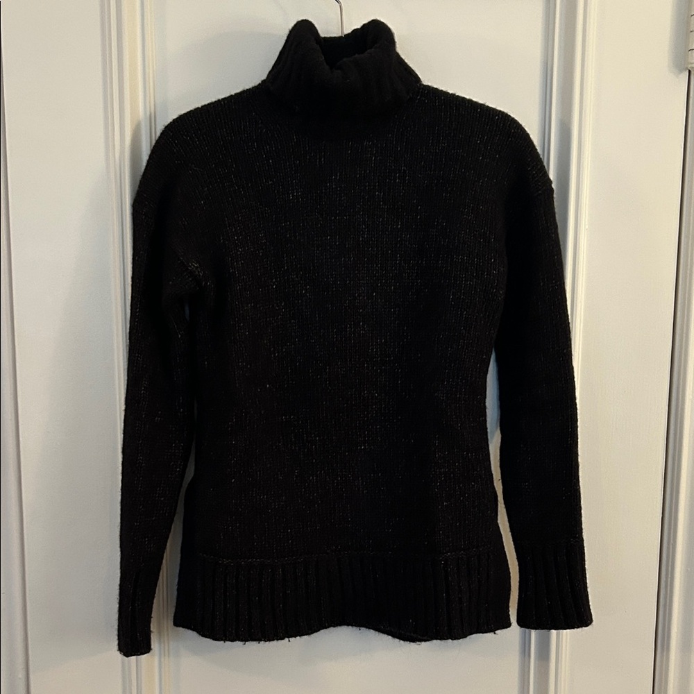 Everlane The Cloud Turtleneck Sweater Heathered Black